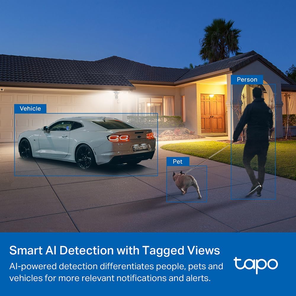 2K QHD IP65 Floodlight Camera, Tapo C720 - Image 6