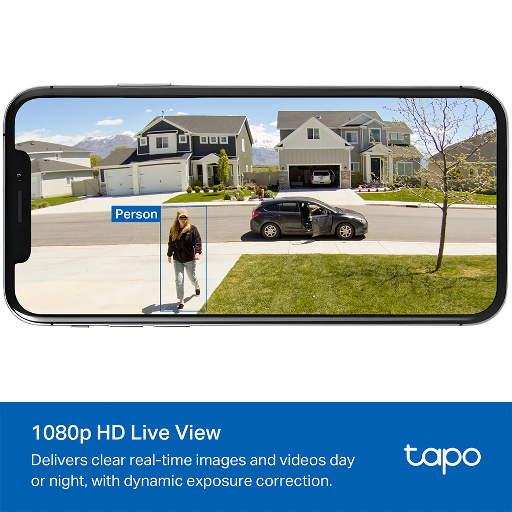1080P Wireless Outdoor Security Camera Black, Tapo C403 - Image 5