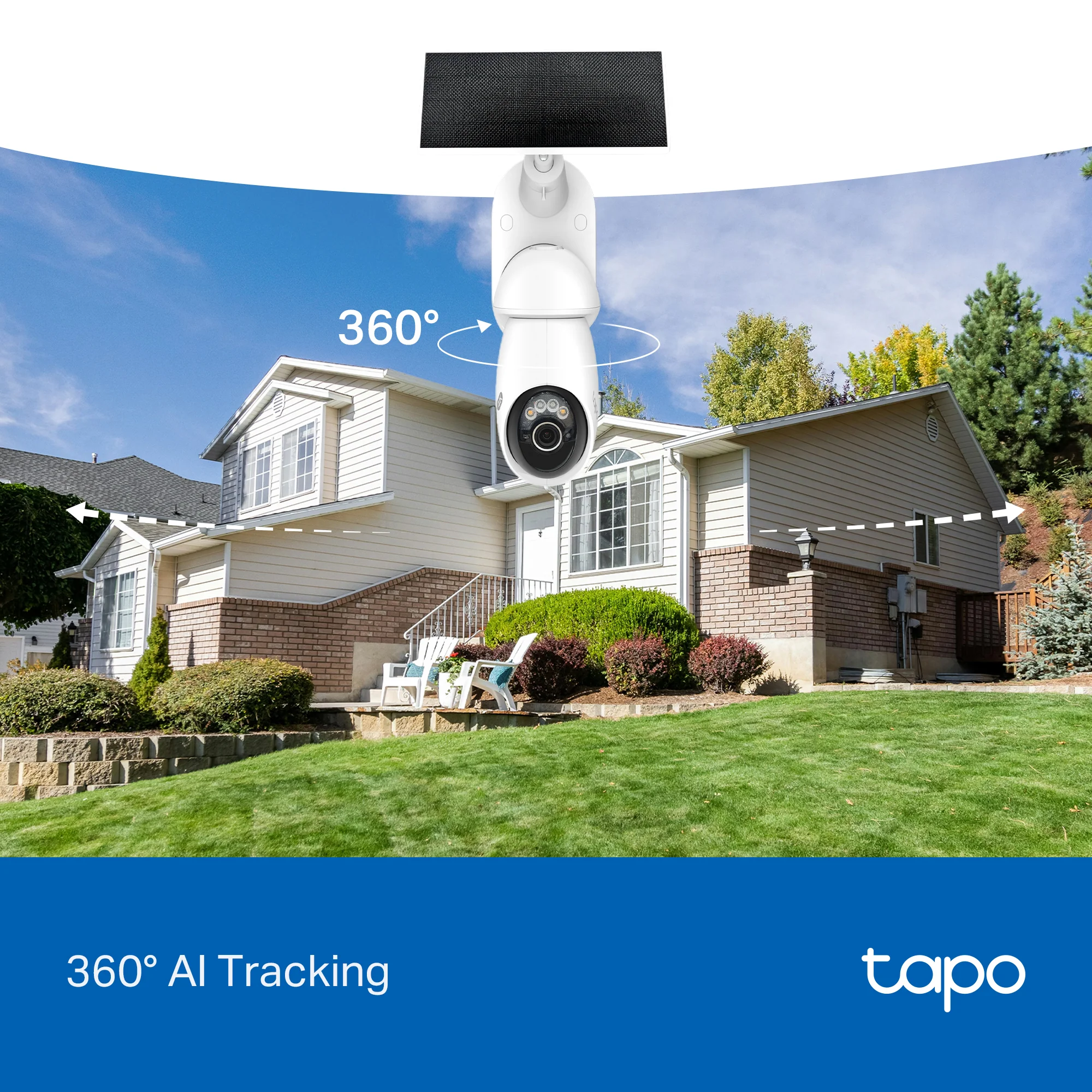 VistaCam 360 4K Solar Outdoor Pan/Tilt Security Camera, Tapo C660 KIT 3-Pack - Image 4