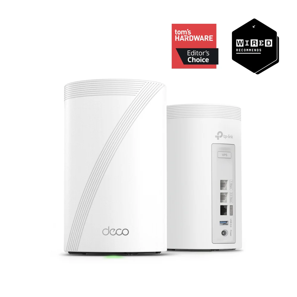 Deco 7 Pro BE14000 Tri-Band Whole Home Mesh WiFi 7 System, Deco BE67 2-Pack