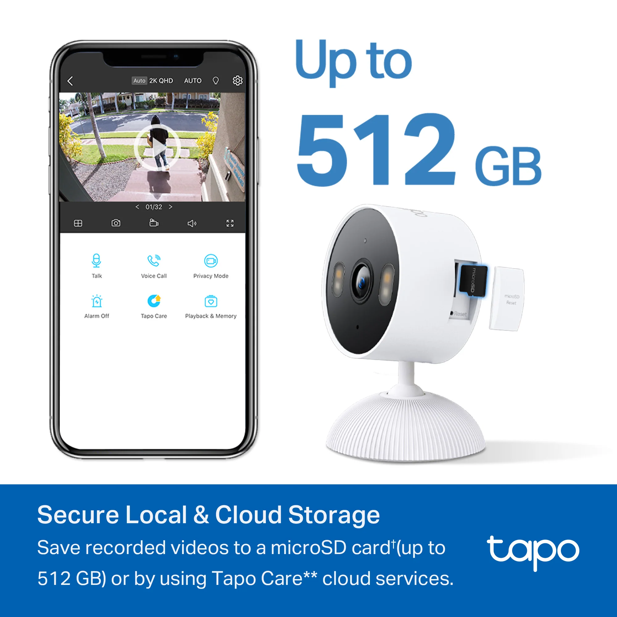 FREE GIFT | 2K Indoor/Outdoor Security Camera, Tapo C113 HybridCam - Image 5