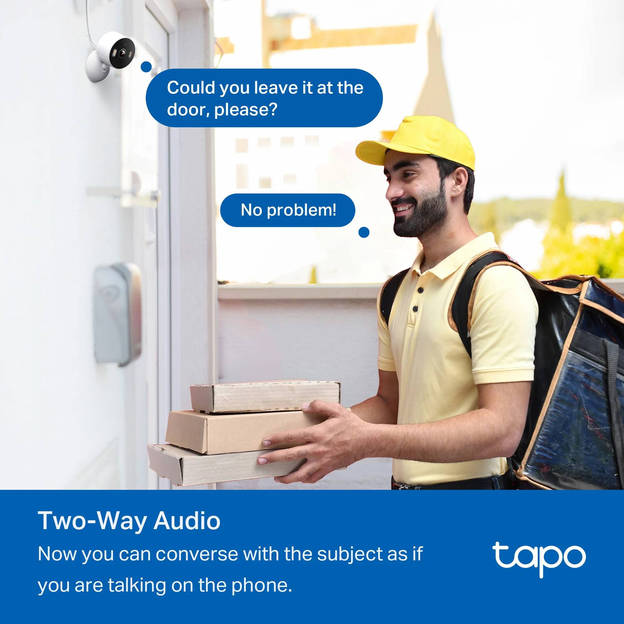 FREE GIFT | 2K Indoor/Outdoor Security Camera, Tapo C113 HybridCam - Image 7