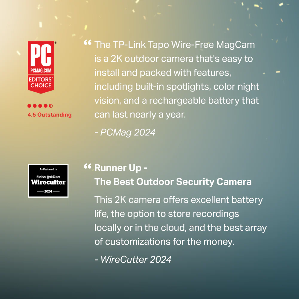 MagCam 2K Battery Powered Camera, Tapo C425 - Image 3