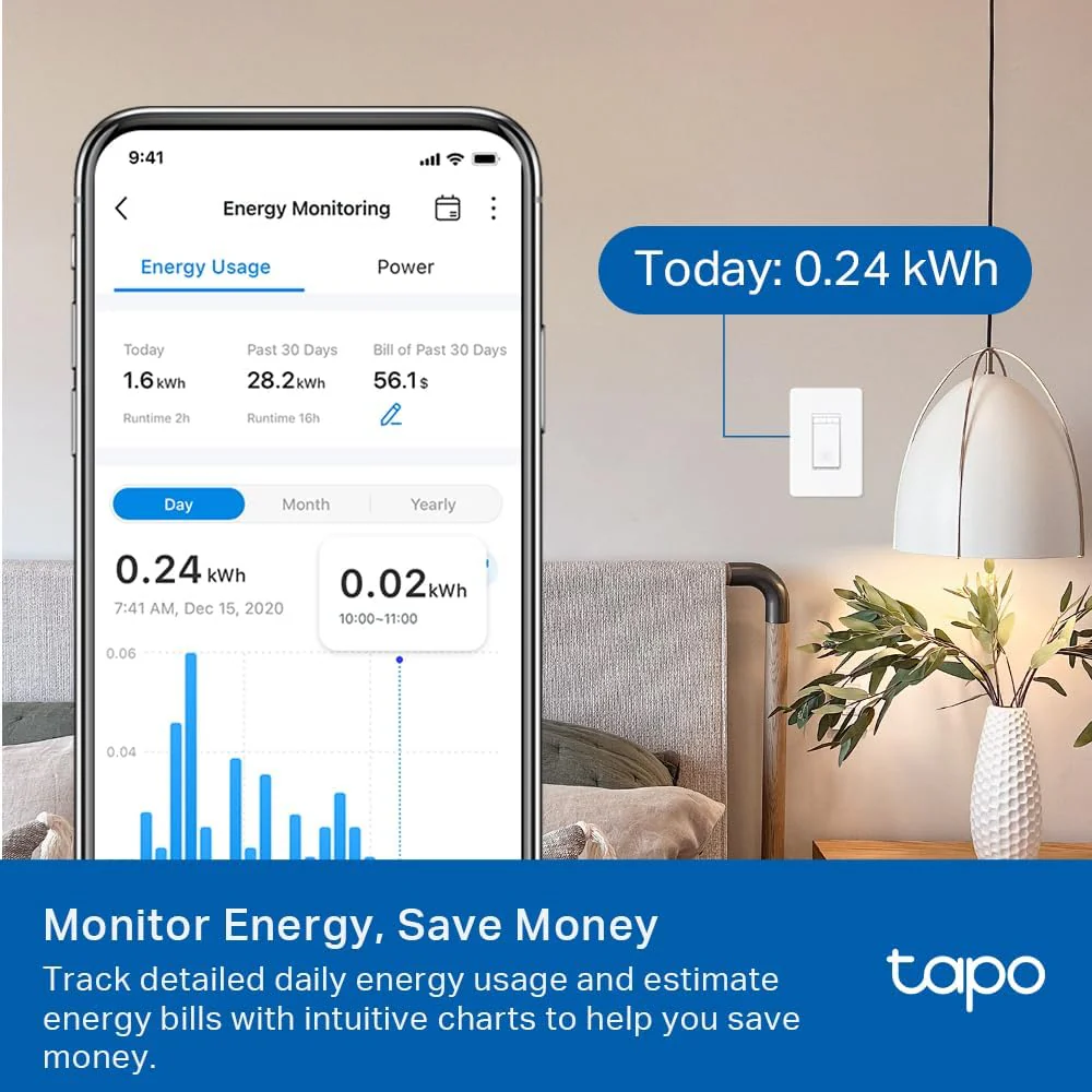 Matter-Certified Smart Dimmer 3-Way Light Switch, Tapo S515D Kit - Image 6