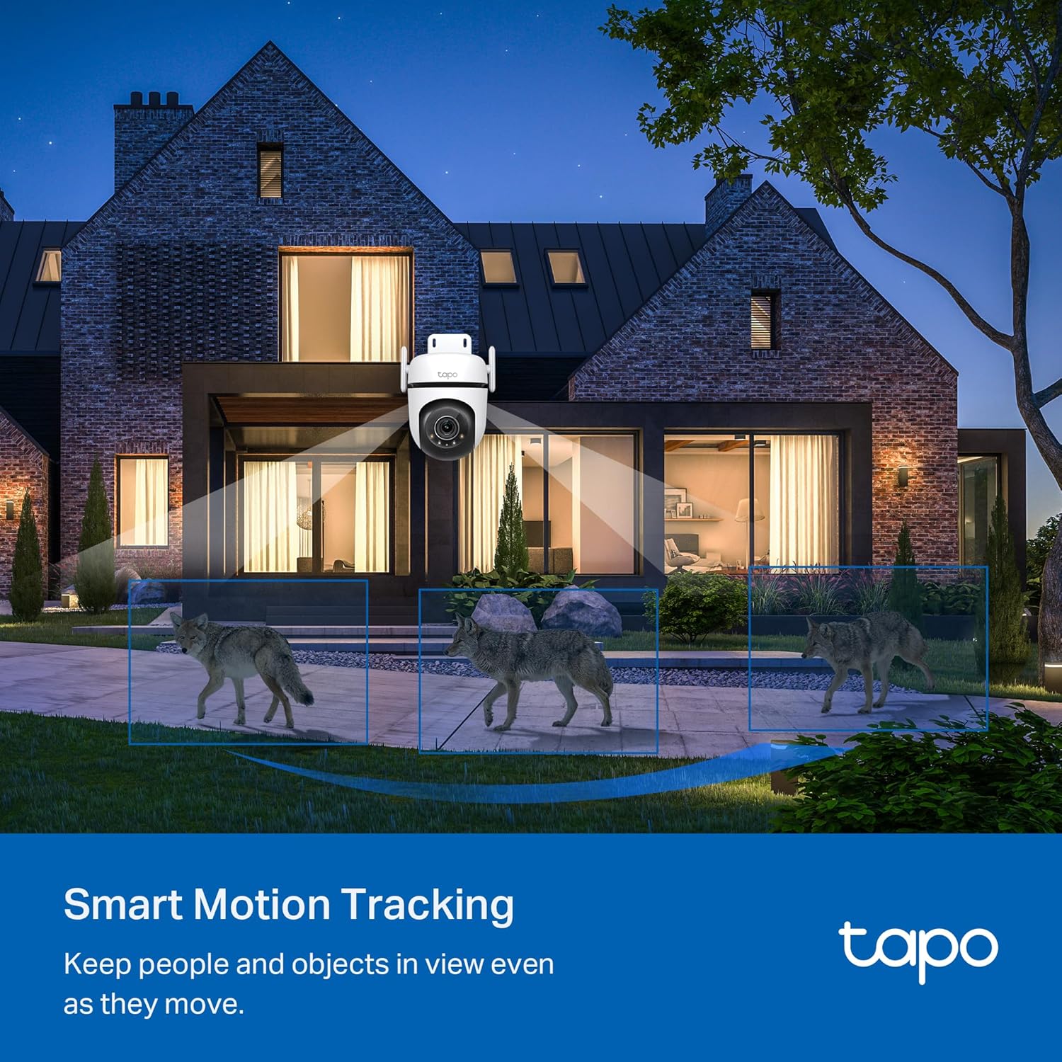 Pan/Tilt 2K+ IP66 Outdoor Security Camera, Tapo C520WS - Image 4