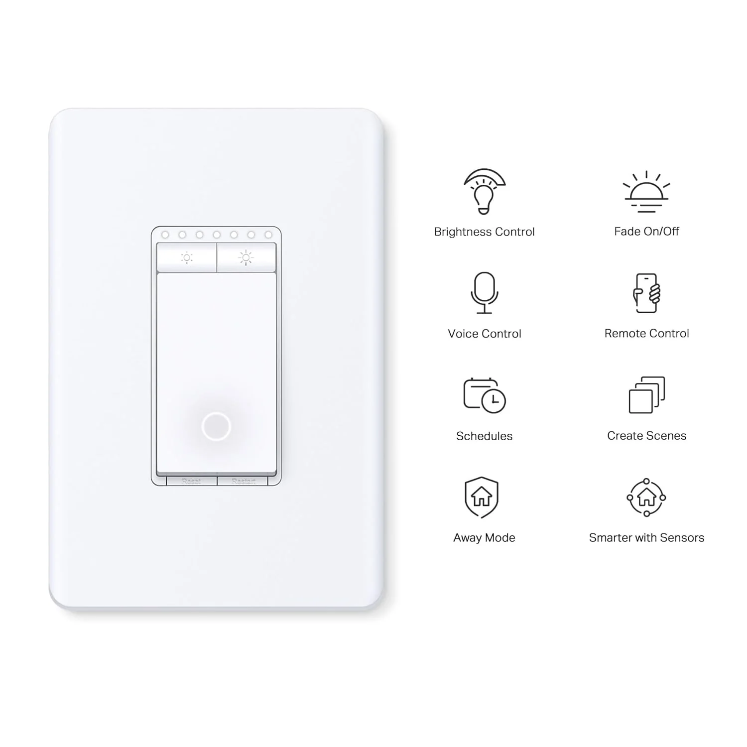 Single Pole Smart Dimmable Switch White, Tapo S500D(4-Pack) - Image 2