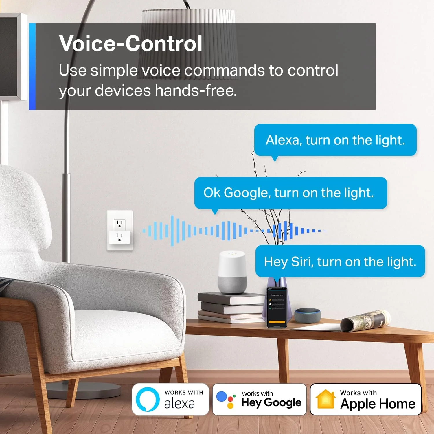 Apple Home Smart Plug Mini 15A, Tapo P125(4-Pack) - Image 3