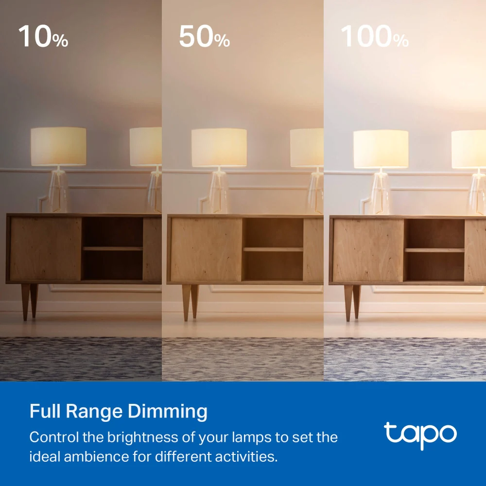 Matter-Certified Smart Lamp Dimmer Kit,Tapo P135 Kit - Image 5