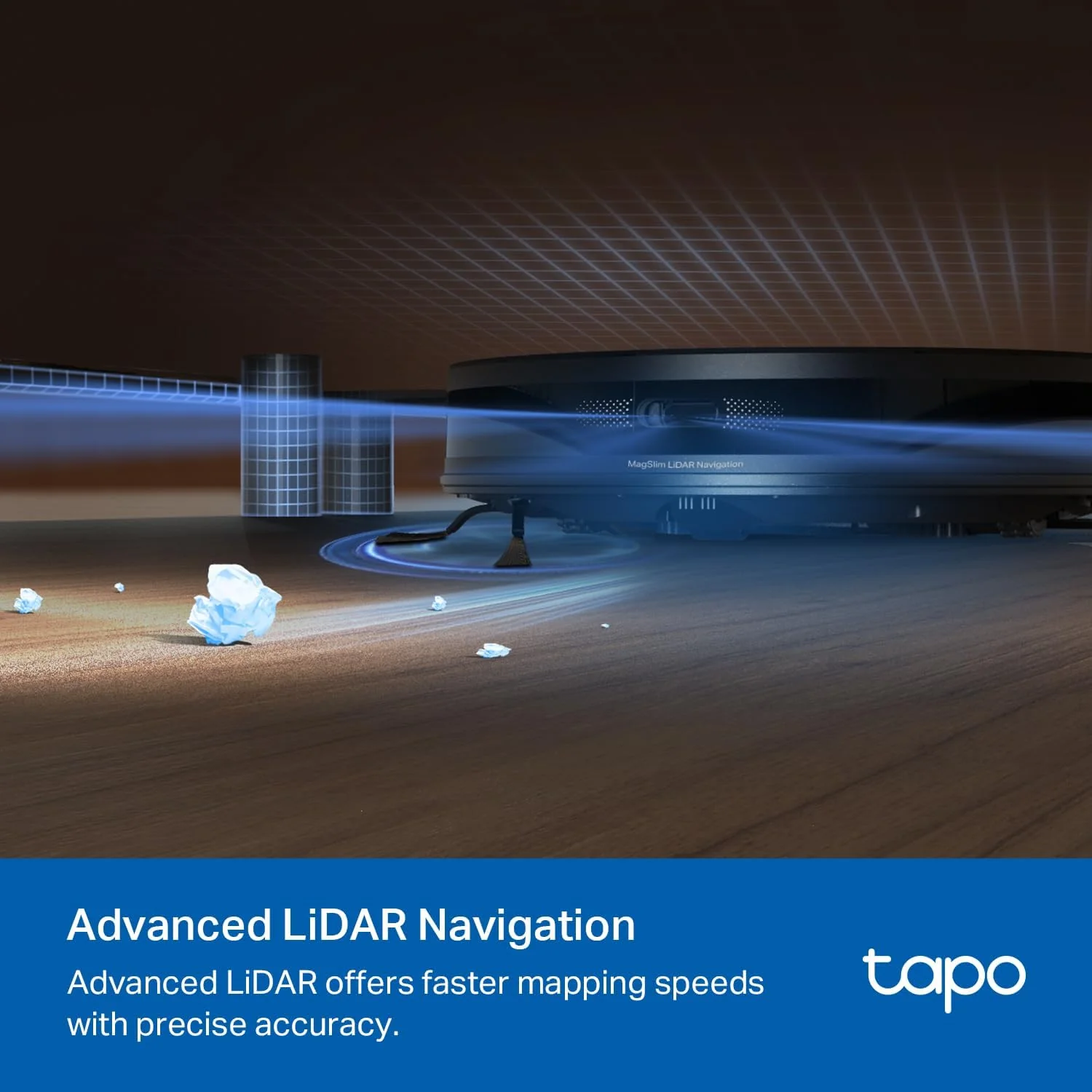 MagSlim LiDAR Robot Vacuum & Mop, Tapo RV20 MAX - Image 4