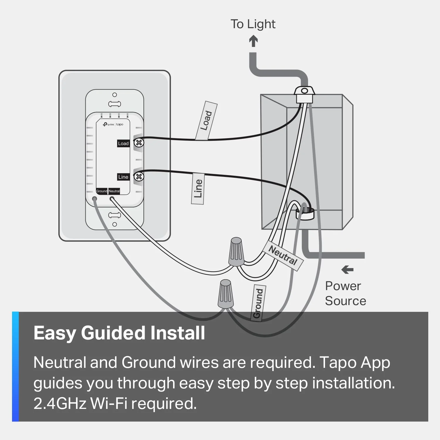 Matter-Certified Single Pole Smart Dimmable Switch White, Tapo S505D - Image 7