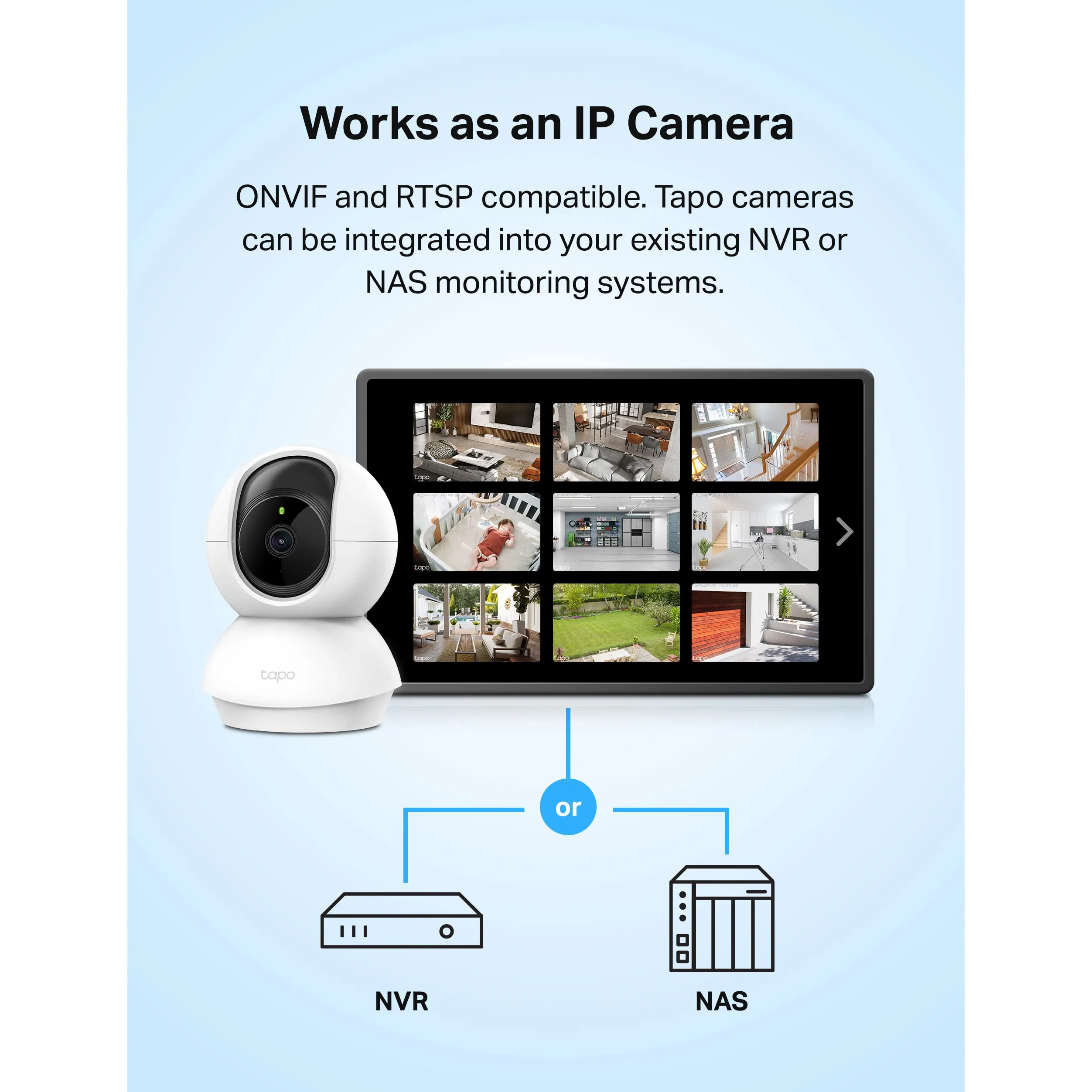2K Indoor Pan/Tilt Security Camera, Tapo C210 - Image 6